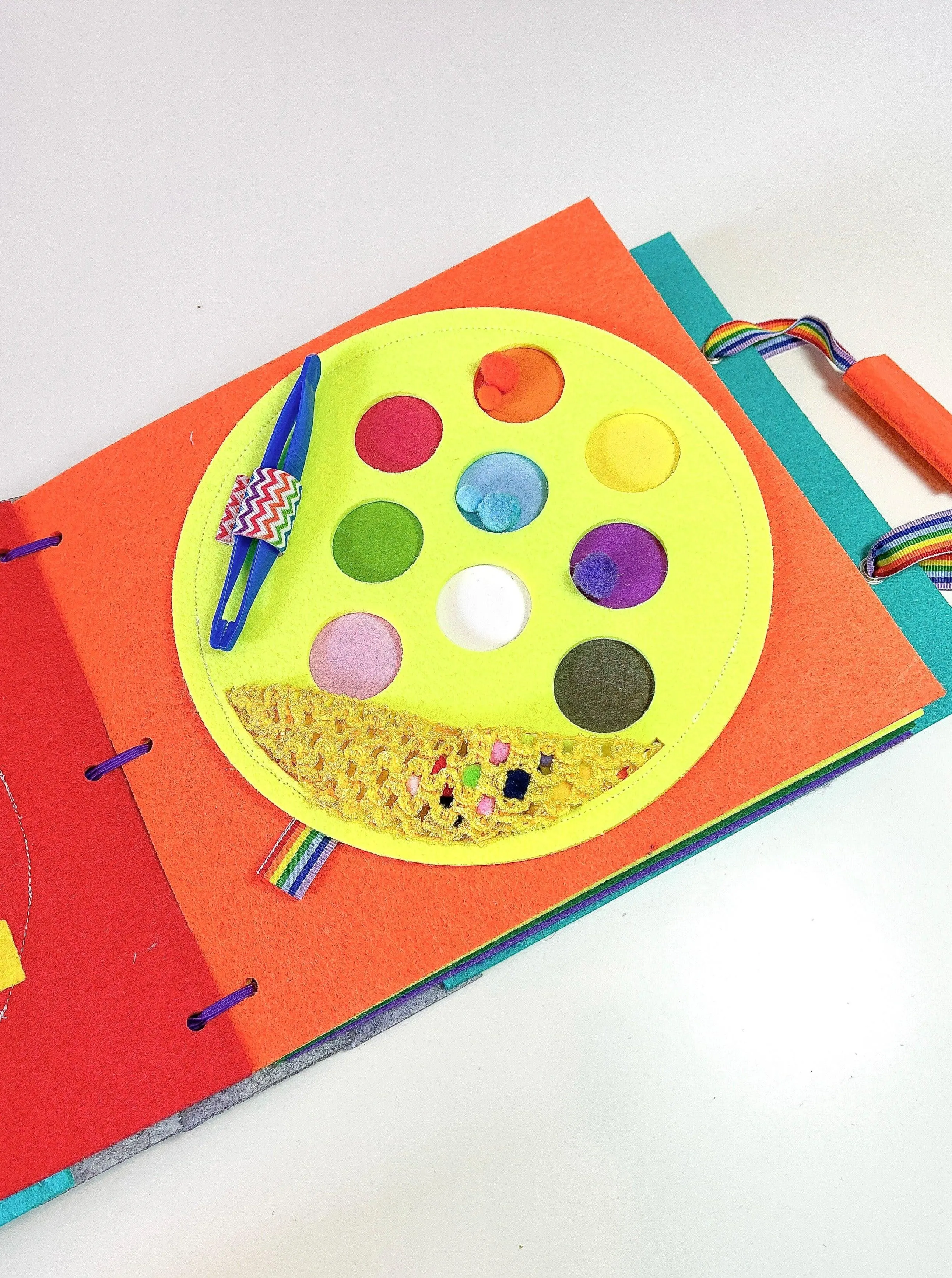 Color Matching Quiet Book Page