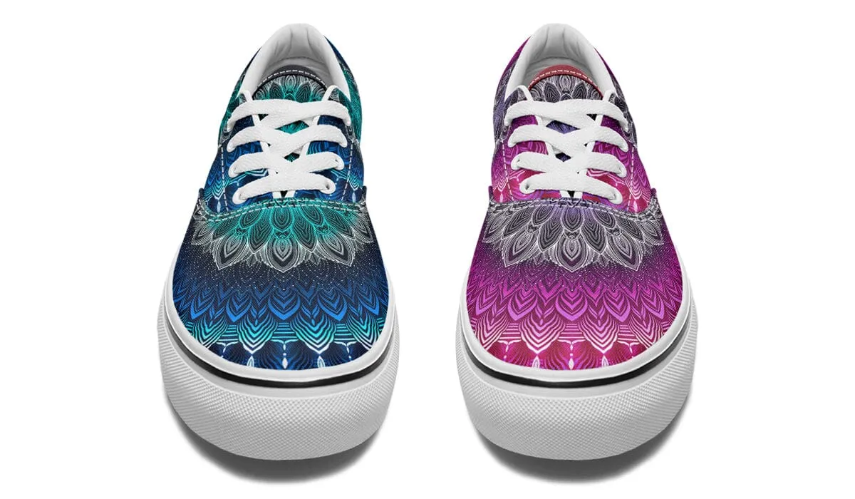 Glowing Mandala Street Vibe Shoes