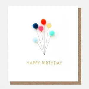 Happy Birthday Card- Balloons