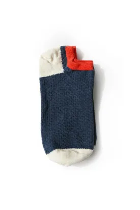 PIN-TUCK FOOTIE SOCK BY LITTLE RIVER SOCK MILL