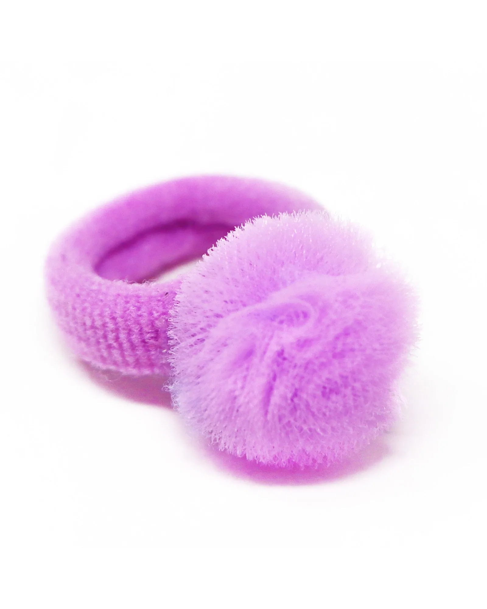 Pink Poppy Elastic Baby Pastel Pom Pom