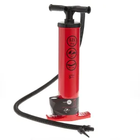 Quechua Camping Double Action Hand Pump w Gauge Max 7PSI