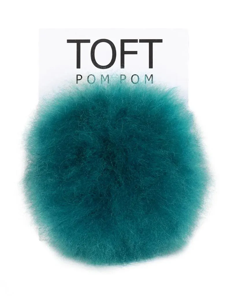 TOFT Alpaca Fur Pom Poms, Brights and Colors