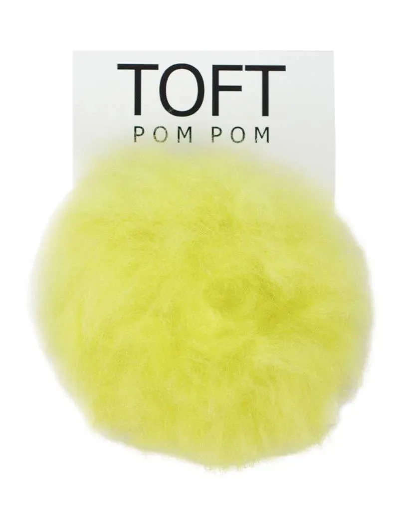 TOFT Alpaca Fur Pom Poms, Brights and Colors